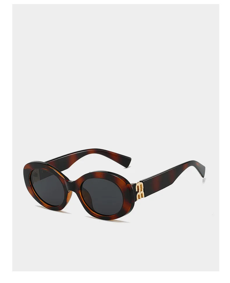2025 New Retro Sun Glasses Women Men Oval TR90 Polarized Sunglasses Female Internet Celebrity Fashion Street Eyewears Ins UV400