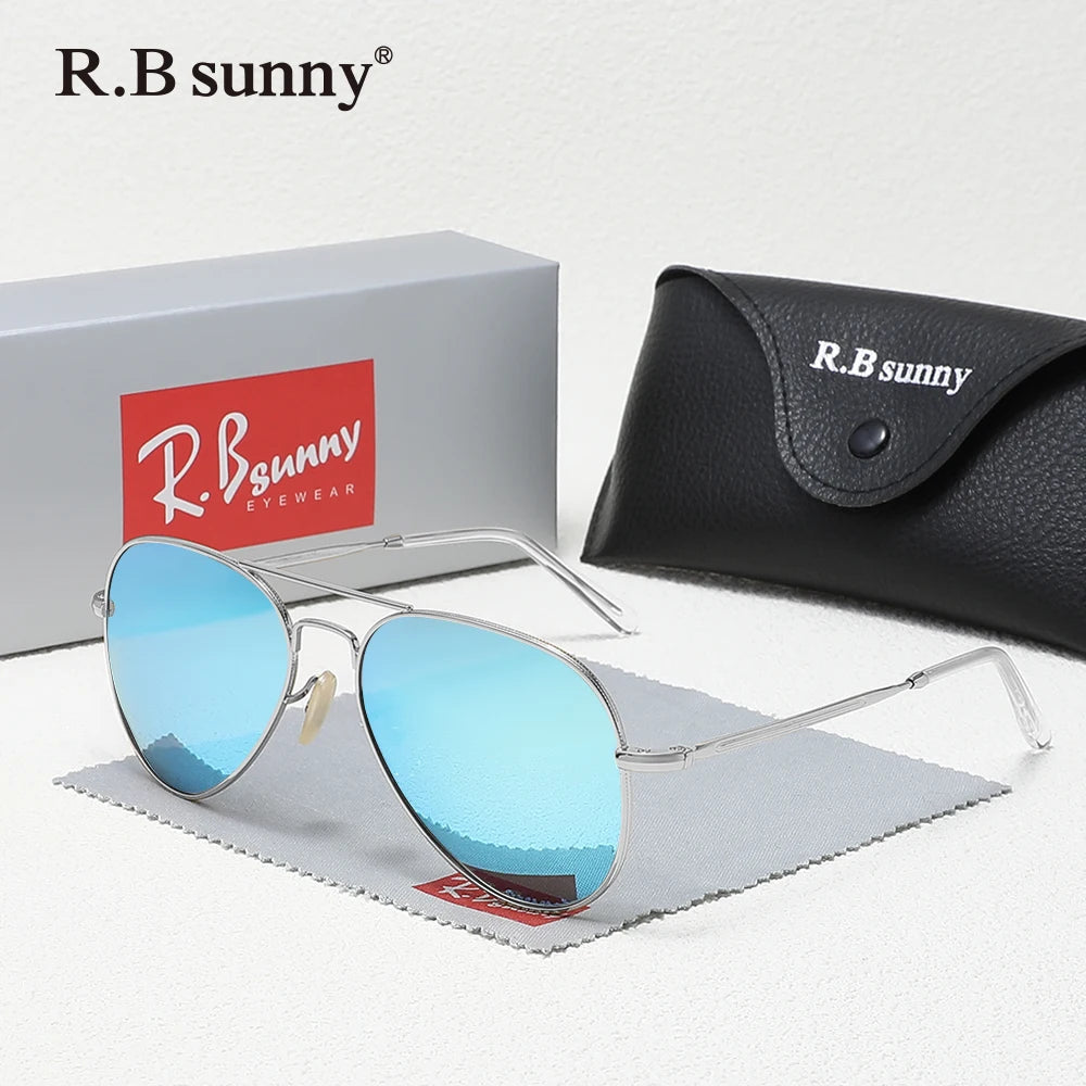 Polarized Pilot Sunglasses For Women Men Classic Driving Fishing Shades Frame Eyewear UV400 Glasses Accessories Ladies