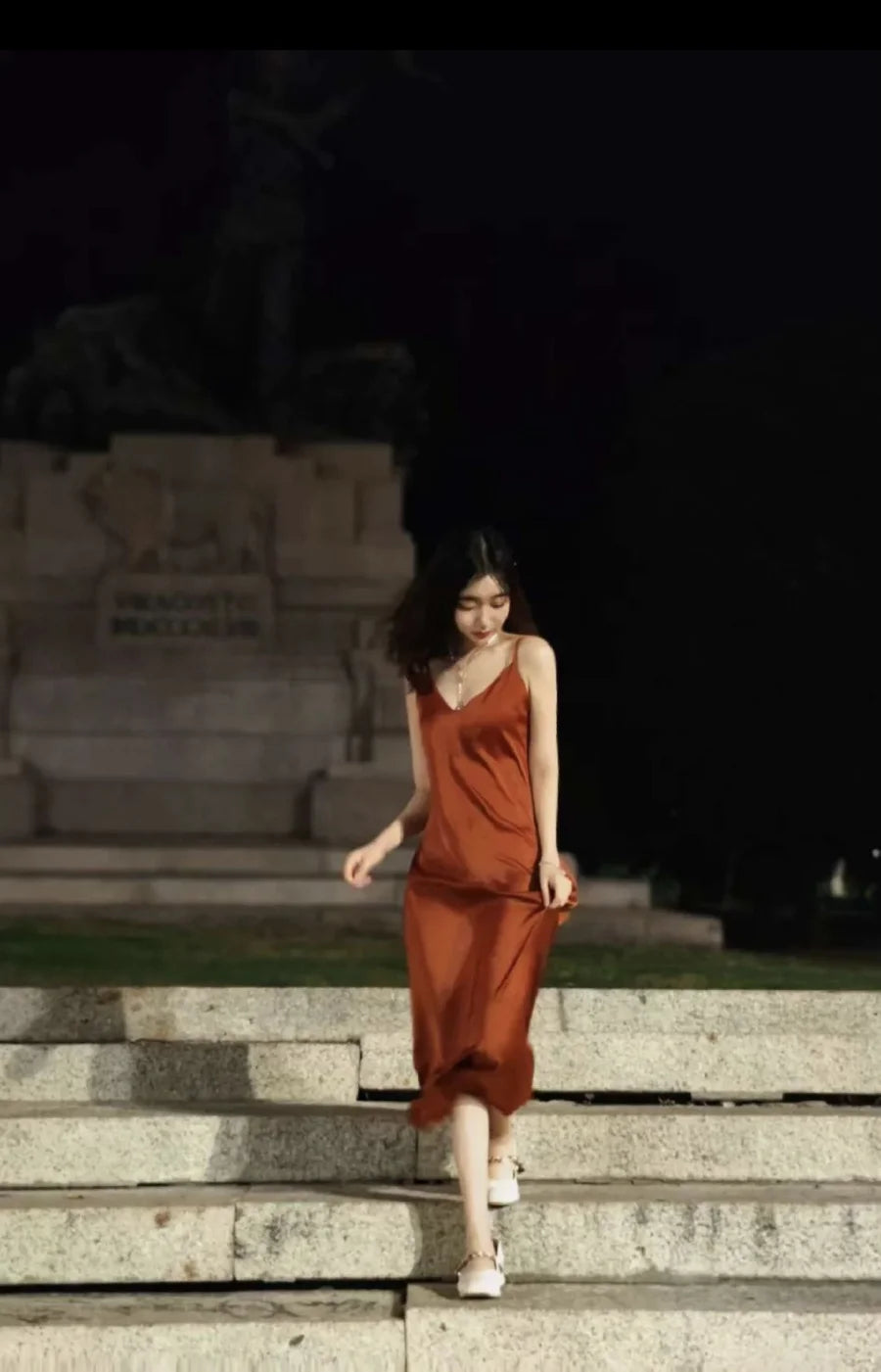 Silky Satin Slip Dress with Spaghetti Straps – Multiple Colors