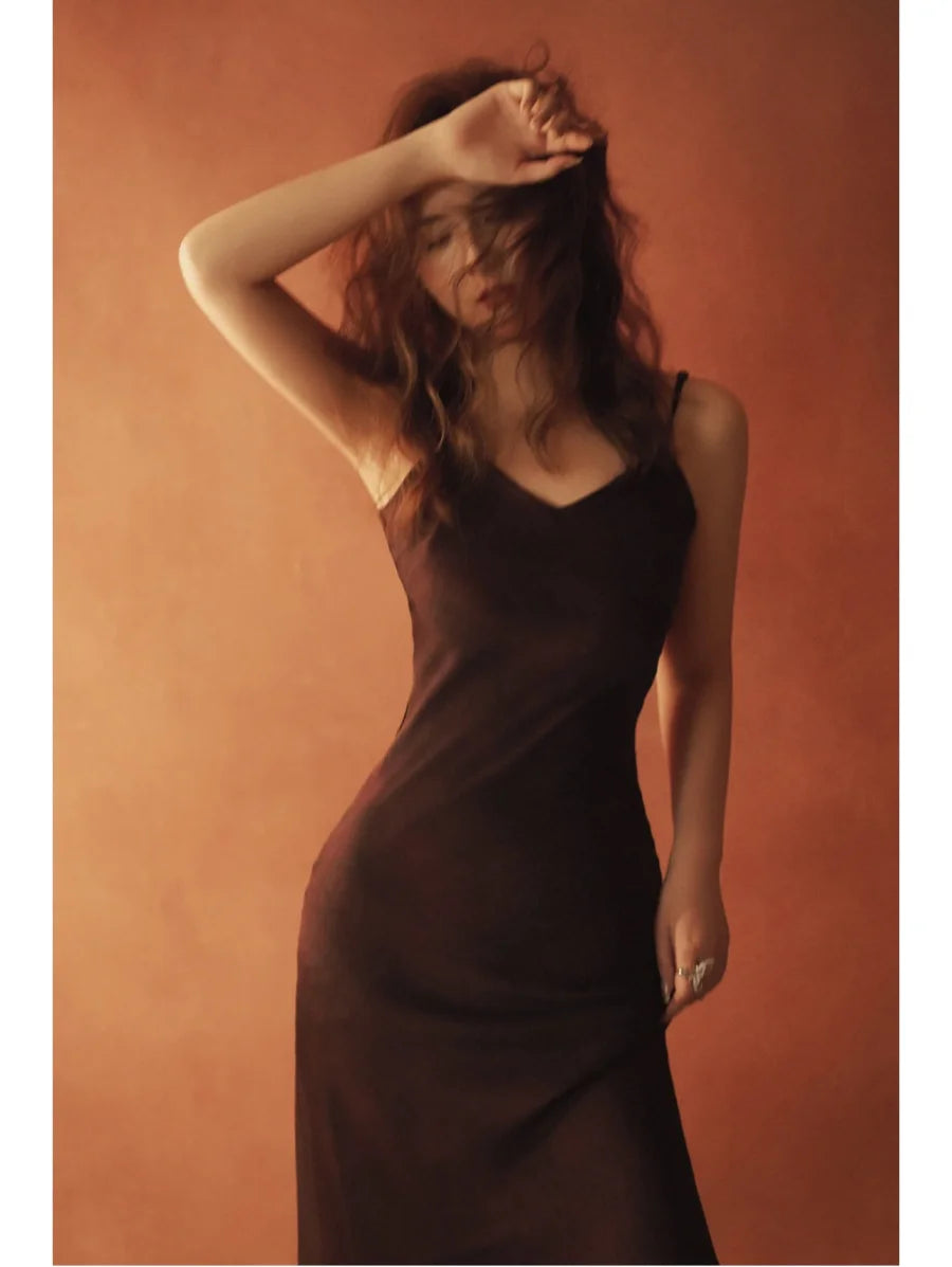 Silky Satin Slip Dress with Spaghetti Straps – Multiple Colors