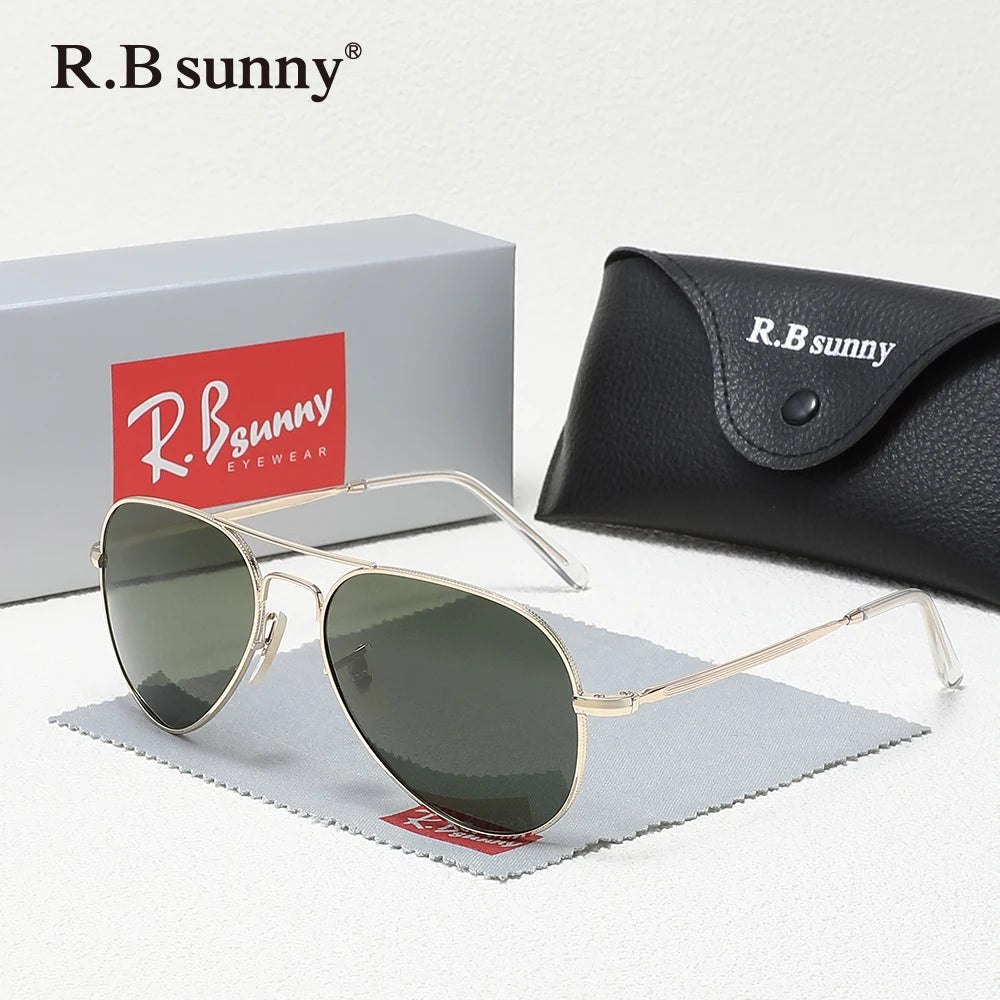 Polarized Pilot Sunglasses For Women Men Classic Driving Fishing Shades Frame Eyewear UV400 Glasses Accessories Ladies