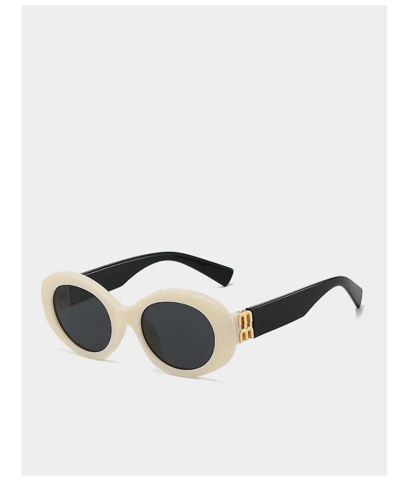 2025 New Retro Sun Glasses Women Men Oval TR90 Polarized Sunglasses Female Internet Celebrity Fashion Street Eyewears Ins UV400