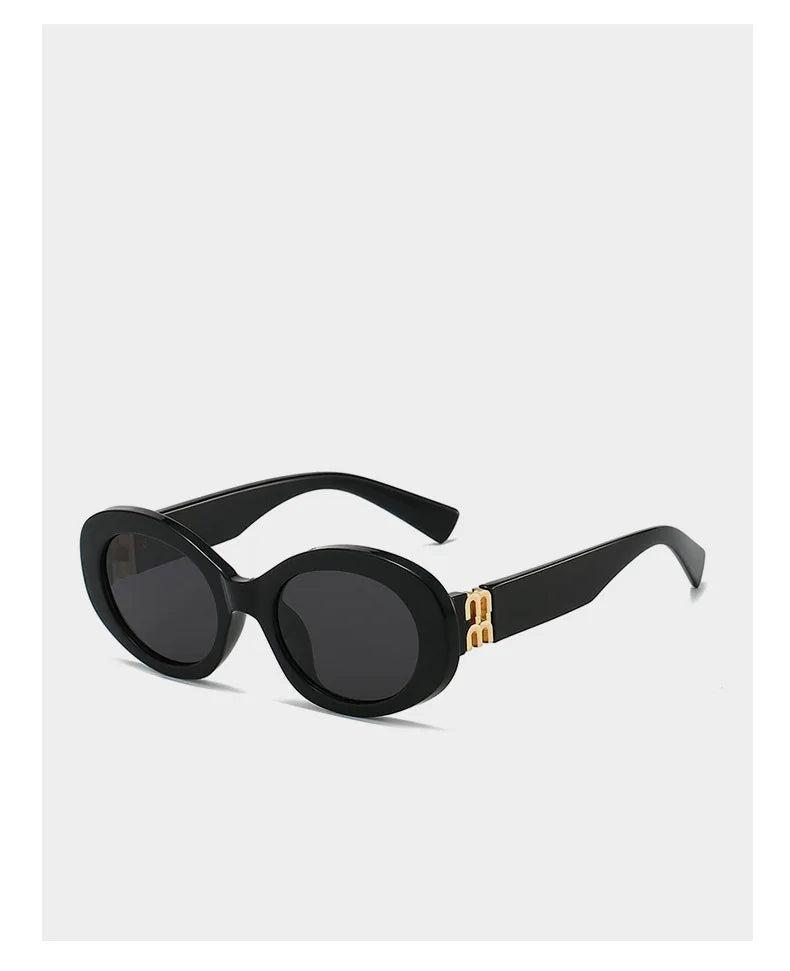 2025 New Retro Sun Glasses Women Men Oval TR90 Polarized Sunglasses Female Internet Celebrity Fashion Street Eyewears Ins UV400