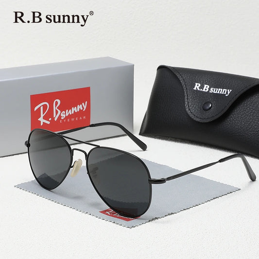 Polarized Pilot Sunglasses For Women Men Classic Driving Fishing Shades Frame Eyewear UV400 Glasses Accessories Ladies
