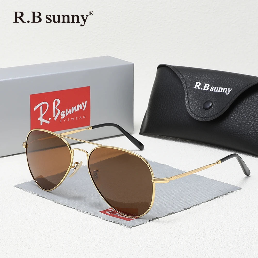 Polarized Pilot Sunglasses For Women Men Classic Driving Fishing Shades Frame Eyewear UV400 Glasses Accessories Ladies