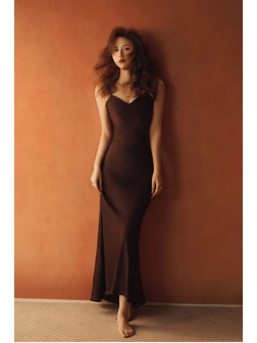 Silky Satin Slip Dress with Spaghetti Straps – Multiple Colors
